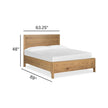 Magnussen Home Davenport Rustic Panel Caramel Bed