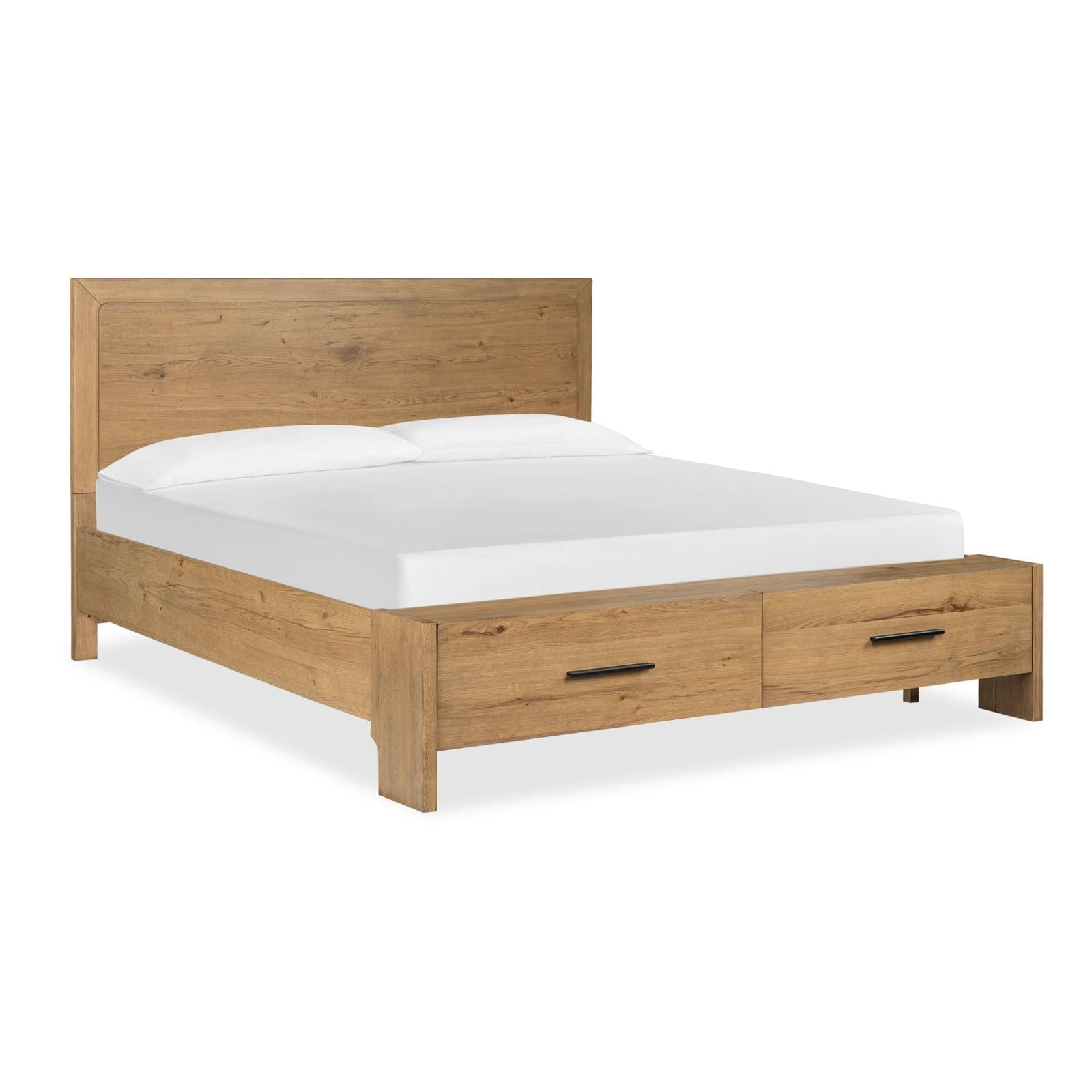 Magnussen Home Davenport Rustic Panel Caramel Bed