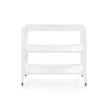 Villa & House Isadora Console Table with Glass Top