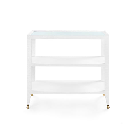 Villa & House Isadora Console Table with Glass Top