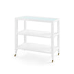 Villa & House Isadora Console Table with Glass Top
