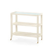 Villa & House Isadora Console Table with Glass Top