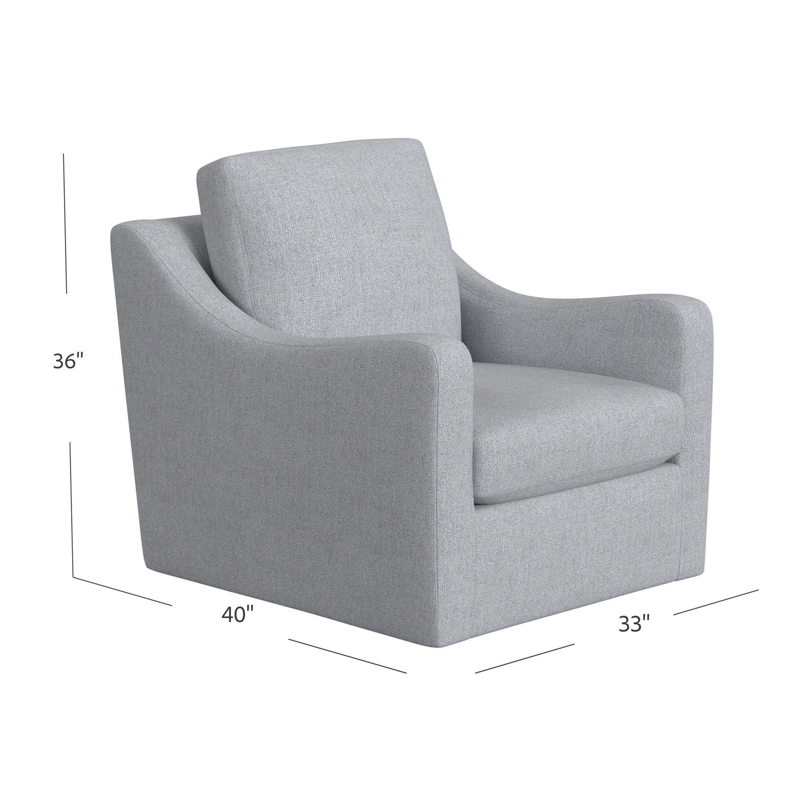 Hooker Upholstery Dimitri Swivel Lounger