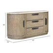 Magnussen Home Braelyn Dorian Grey Stone Top Buffet