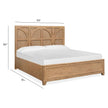 Magnussen Home Coventry Honey Wheat Panel Bed