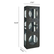 Pulaski Furniture Pulaski Furniture Accents Dark Wood Side Entry Curio Cabinet