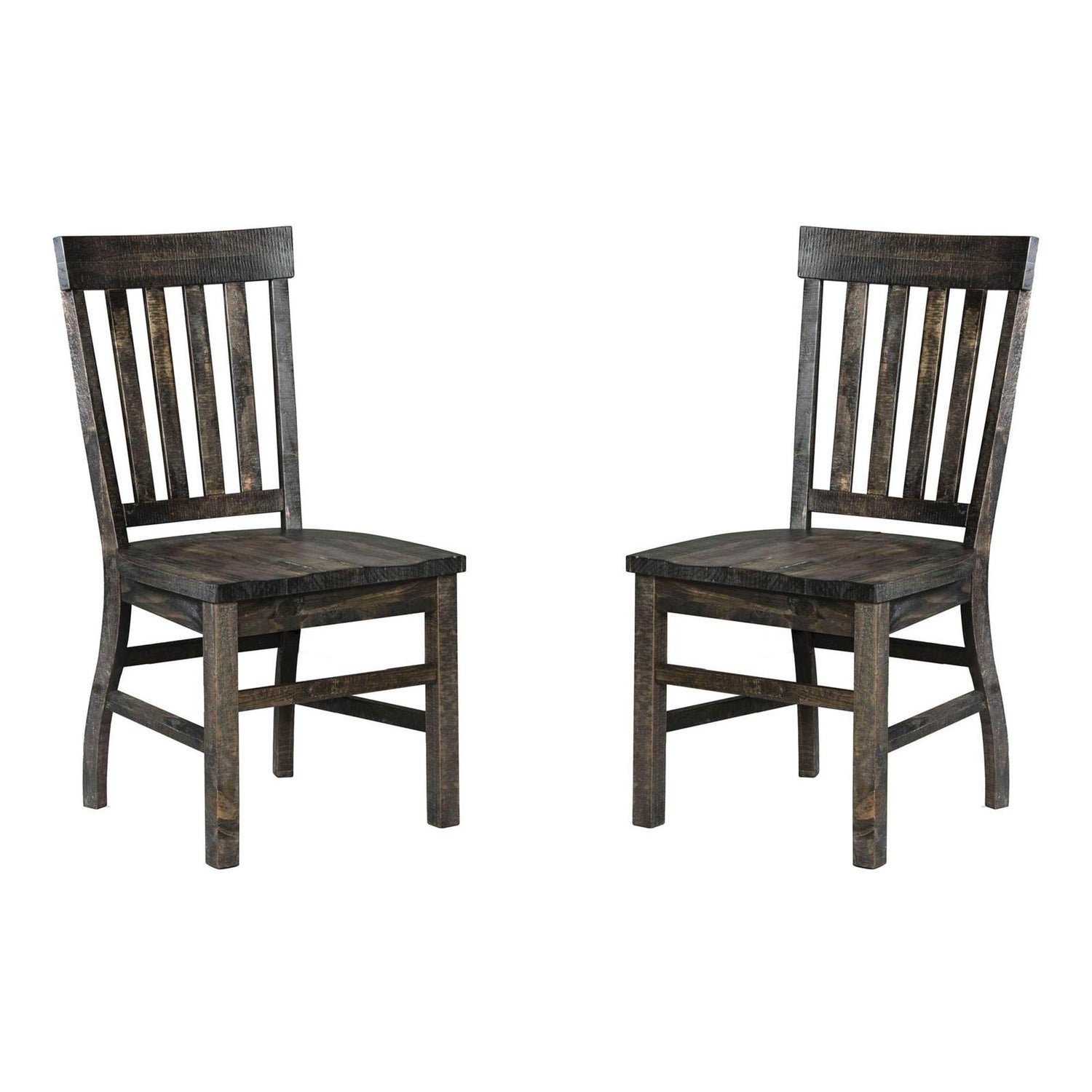 Magnussen Home Bellamy Peppercorn Side Chair Set of 2