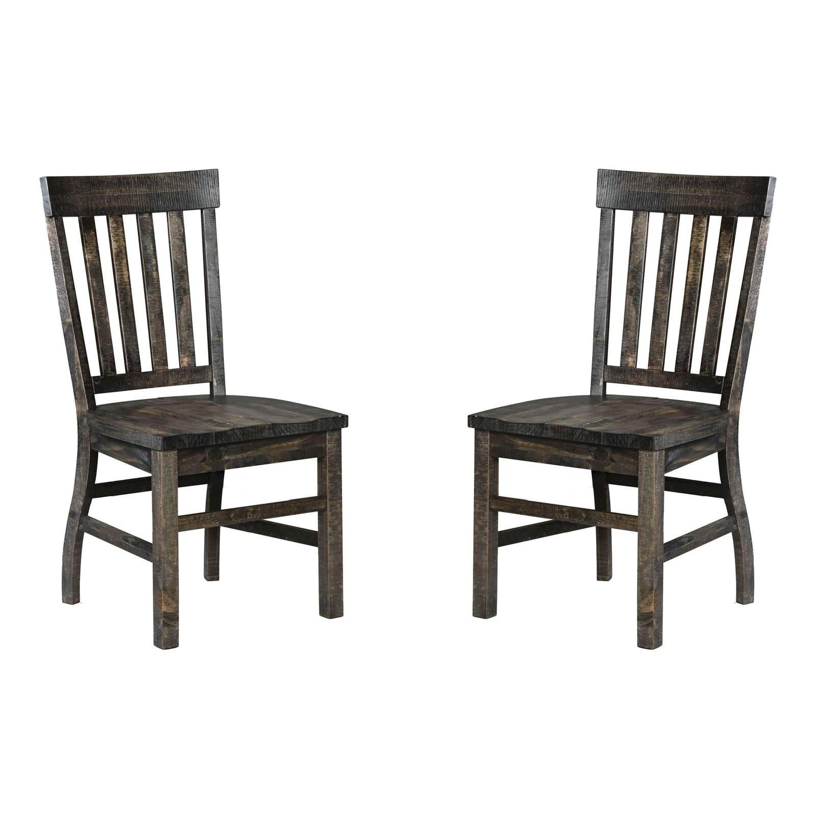 Magnussen Home Bellamy Peppercorn Side Chair Set of 2