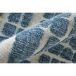 Feizy Colton 8A58F Modern Abstract Rug in Blue/Ivory