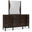 Pulaski Furniture Modern Mosaic Brown Dresser