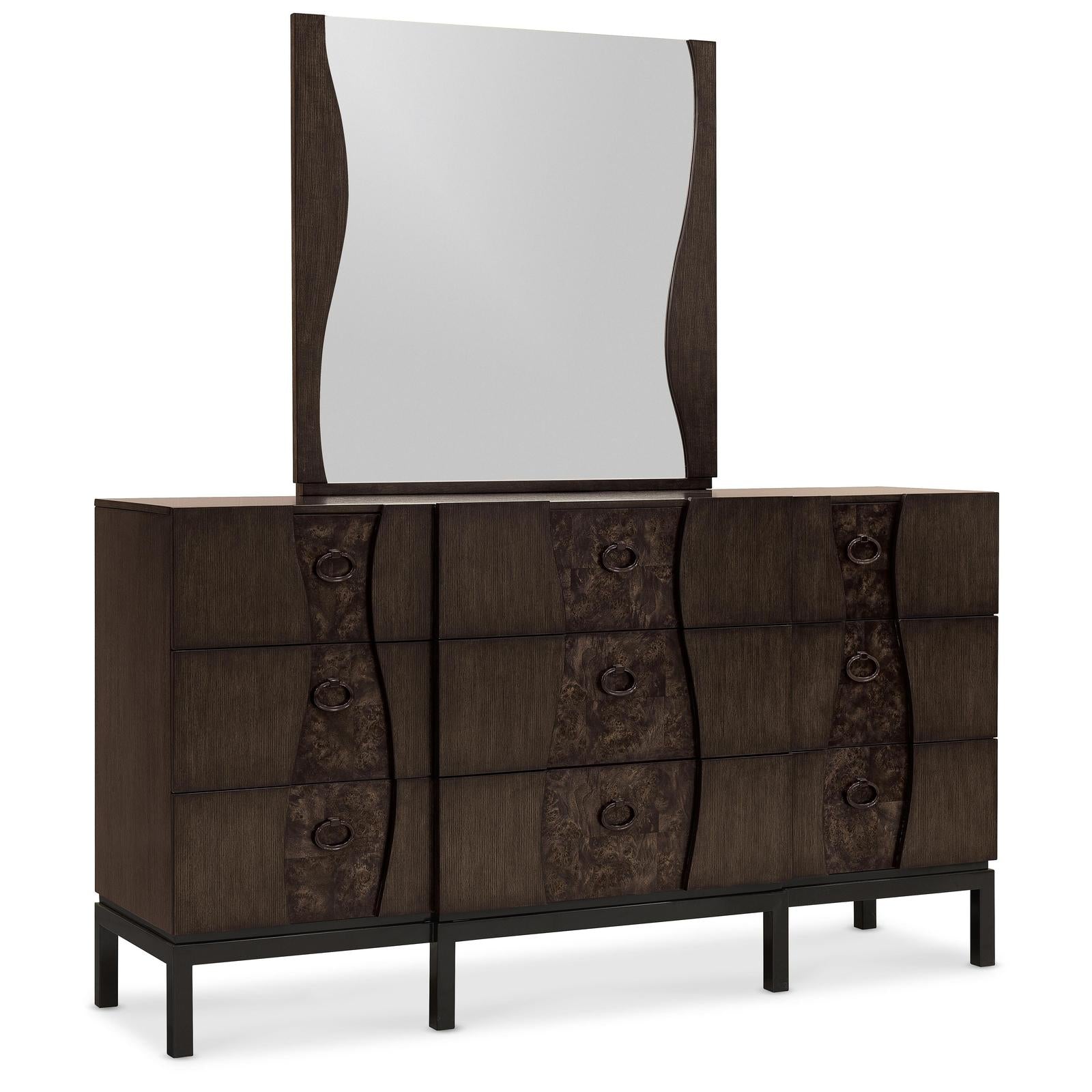 Pulaski Furniture Modern Mosaic Brown Dresser
