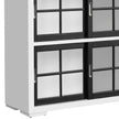 Pulaski Furniture Pulaski Furniture Accents White Finish Sliding Door Bookcase