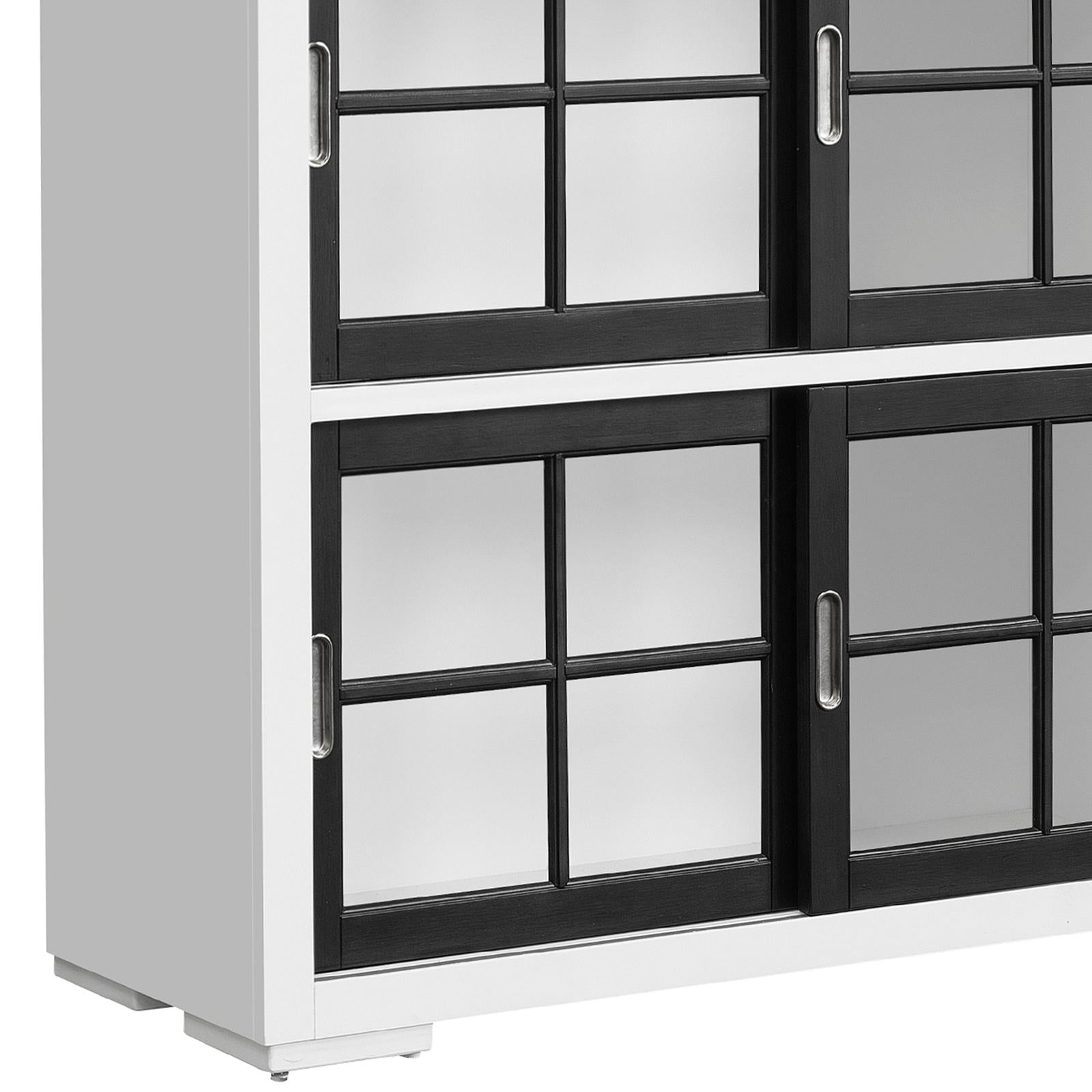 Pulaski Furniture Pulaski Furniture Accents White Finish Sliding Door Bookcase
