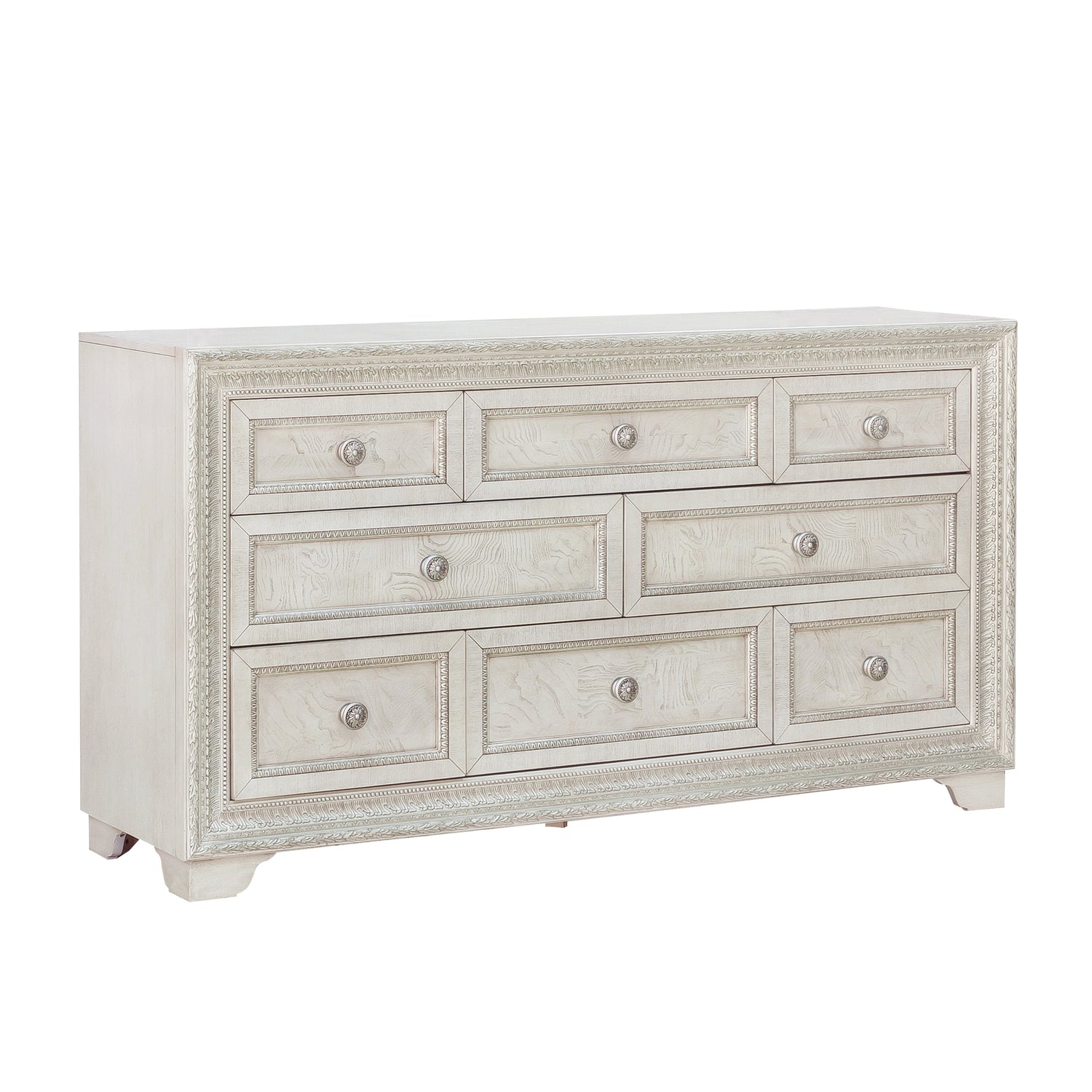Pulaski Furniture Camila Creamy White 8 Drawer Dresser