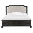 Magnussen Home Bellamy Peppercorn Sleigh Bed