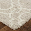 Feizy Belfort 8775F Transitional Trellis & Lattice Rug in Gray/Ivory