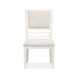 Salt Life Home Echo Isles Sea Pearl and Driftwood Upholstered Side Chair Two Pack