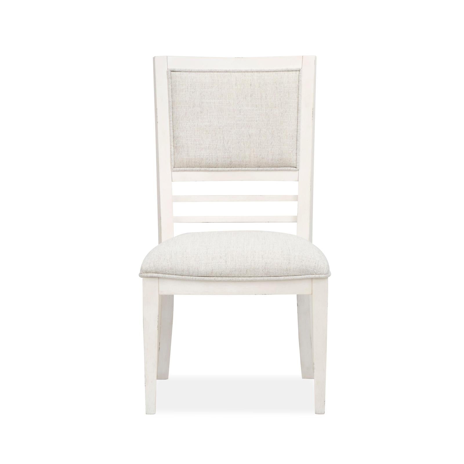 Salt Life Home Echo Isles Sea Pearl and Driftwood Upholstered Side Chair Two Pack