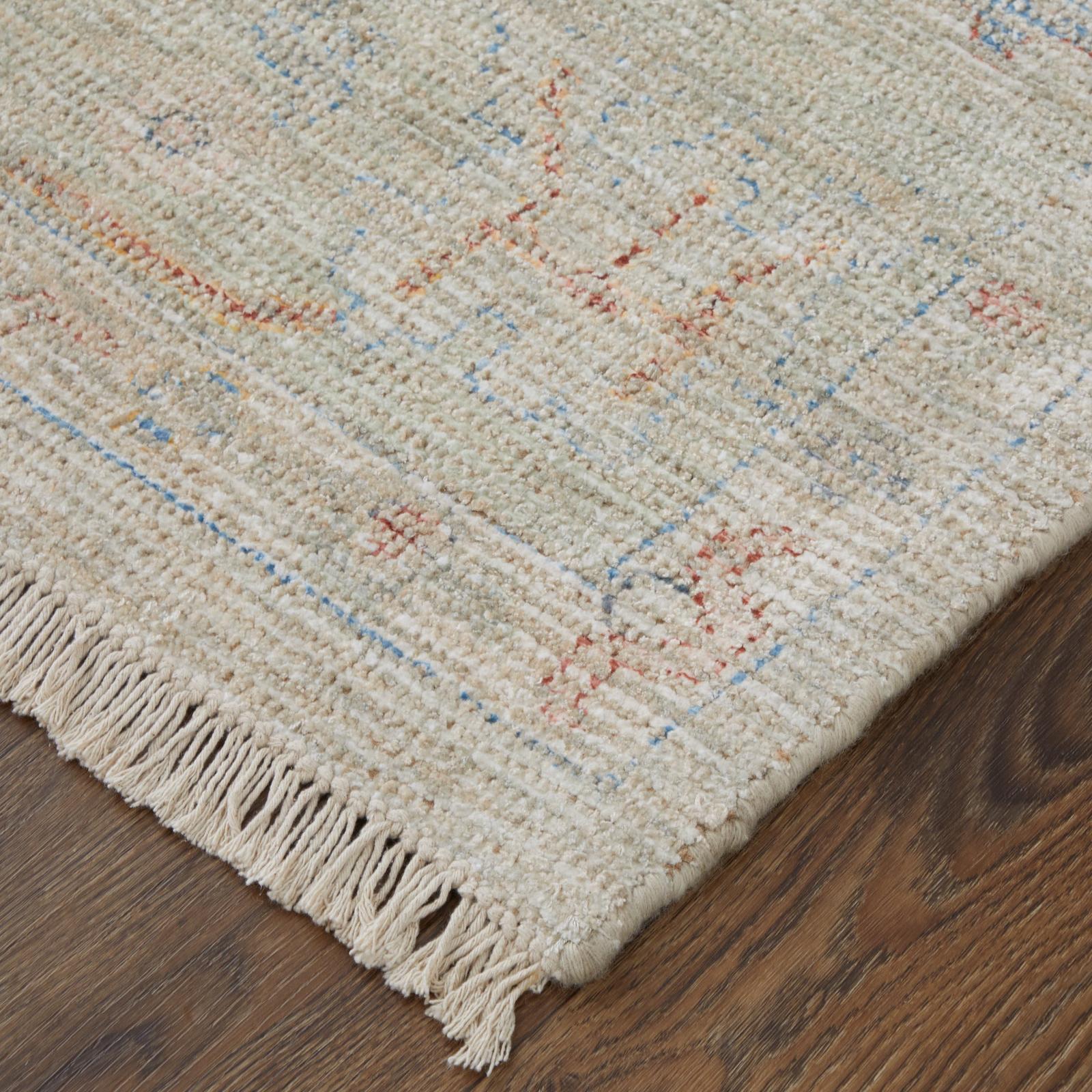 Feizy Caldwell 8978F Transitional Floral & Botanical Rug in Brown/Tan/Blue