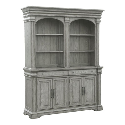 Pulaski Madison Ridge Bluff Grey Server With Hutch