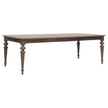 Pulaski Furniture Saddle Creek Timber Brown Extendable Leg Dining Table