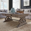 Magnussen Home Tinley Park Dove Tail Grey Rectangular Cocktail Table