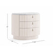 Pulaski Furniture Vivienne Whisper White Drawer Nightstand