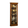Pulaski Furniture PFC Curios Mirrored Curio 4 Shelf Corner Cabinet