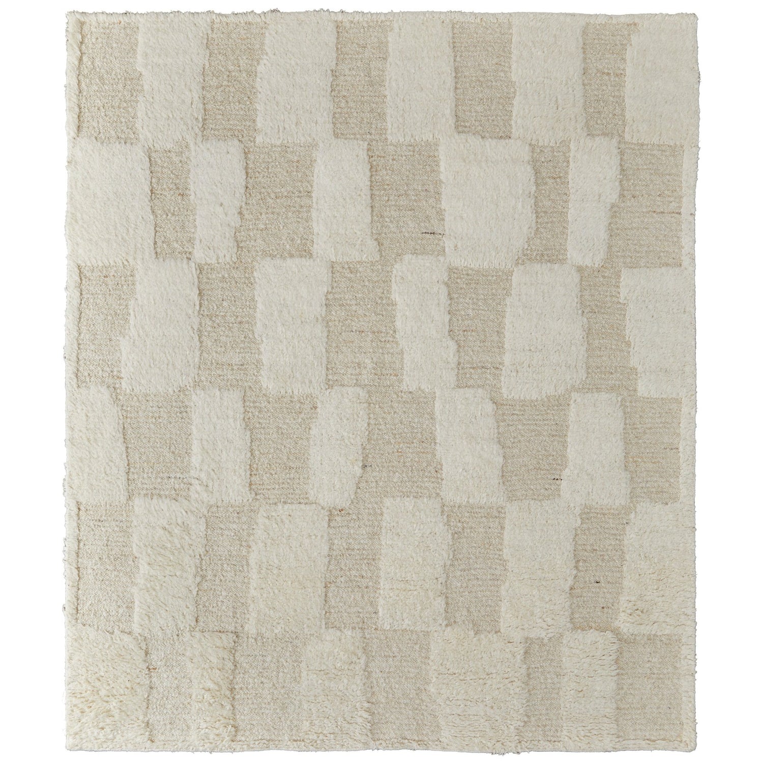 Feizy Ashby 8907F Transitional Geometric Rug in Ivory
