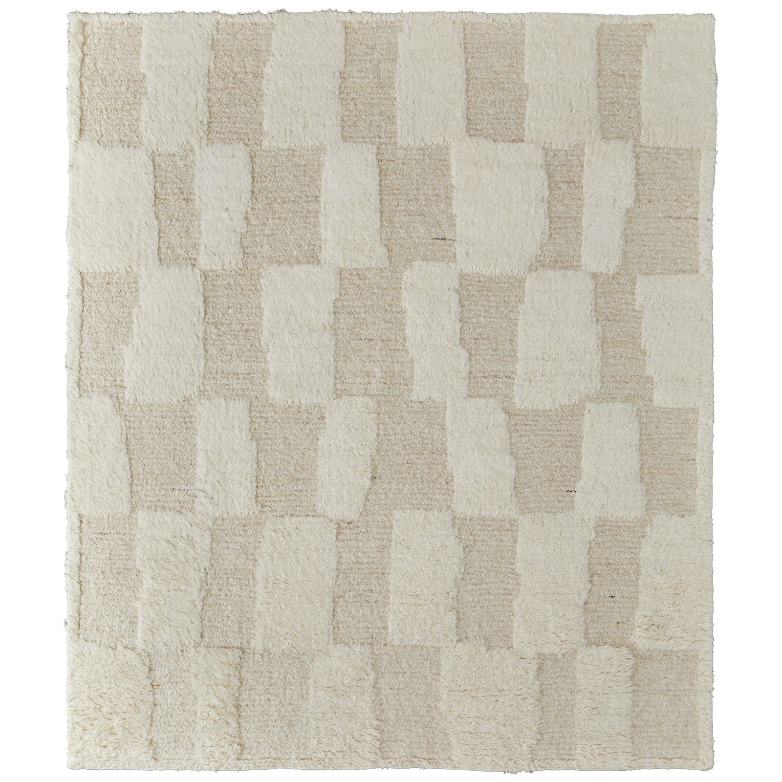 Feizy Ashby 8907F Transitional Geometric Rug in Ivory