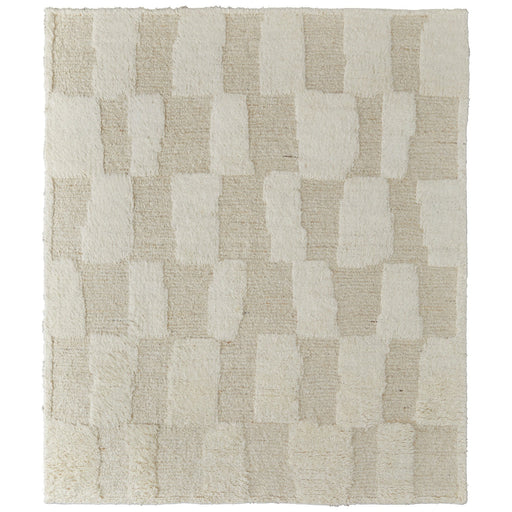 Feizy Ashby 8907F Transitional Geometric Rug in Ivory