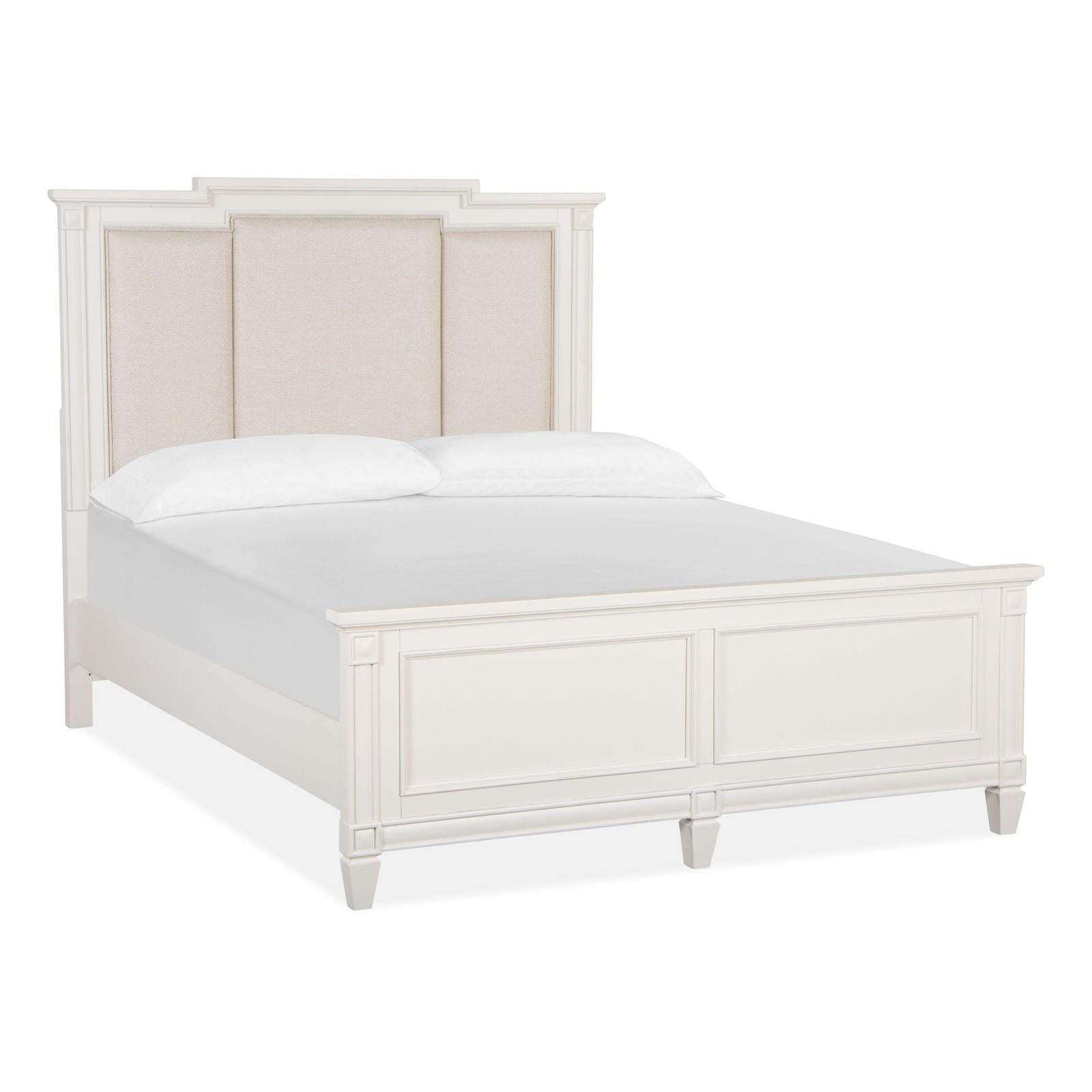 Magnussen Home Willowbrook Egg Shell White Bed