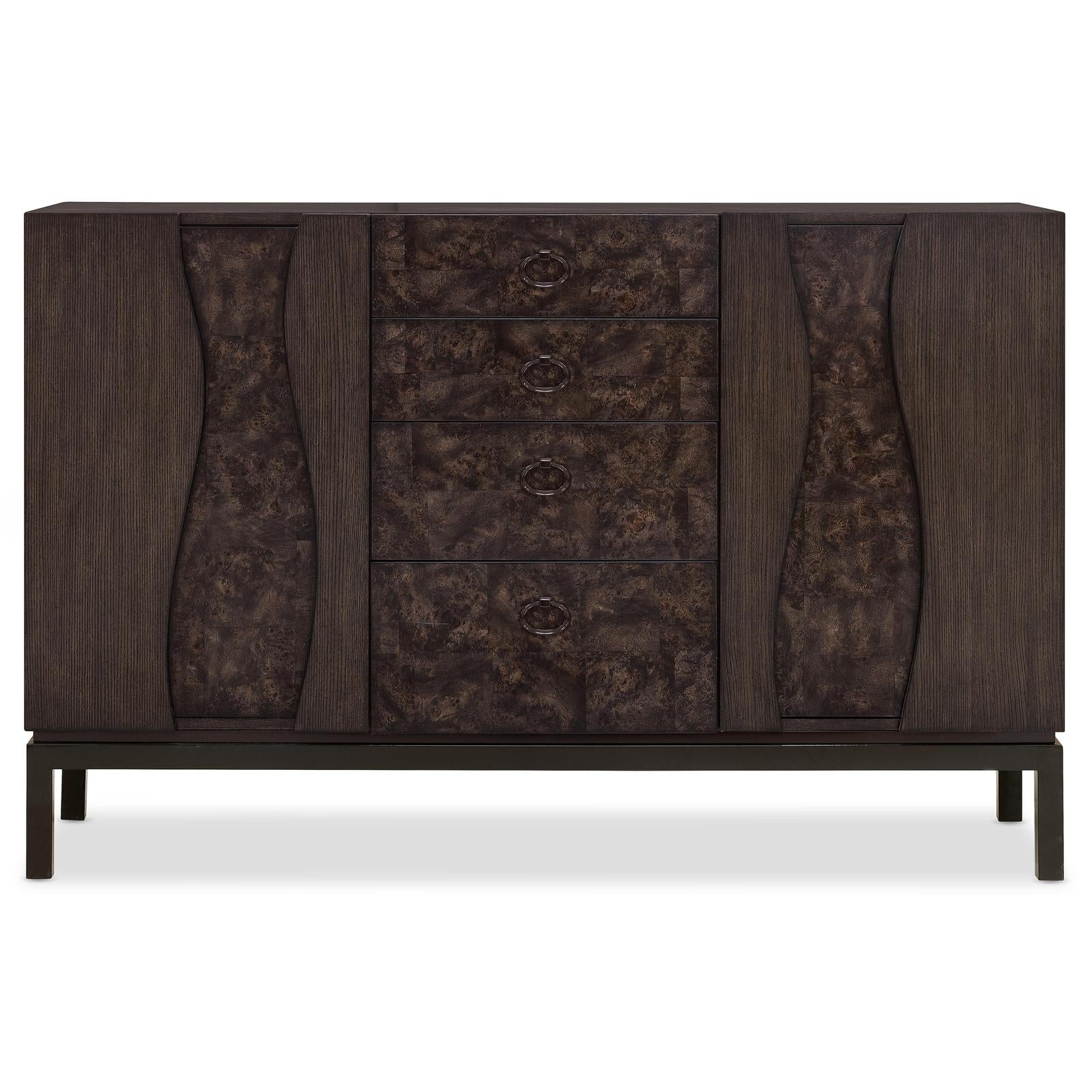 Pulaski Furniture Modern Mosaic Brown Sideboard