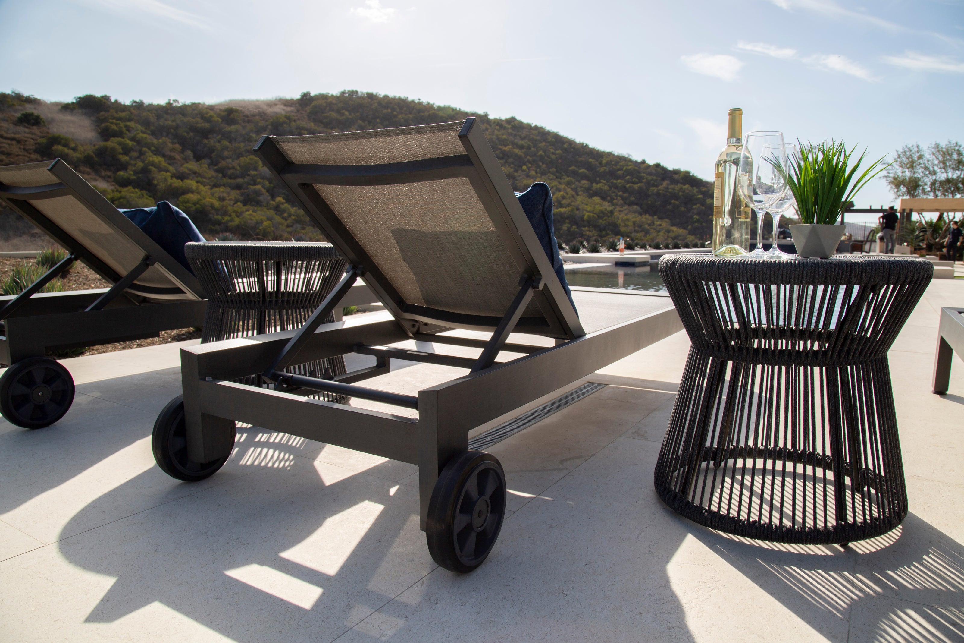 Sunset West Redondo Adjustable Sling Chaise
