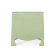 Villa & House Jacqui 3-Drawer Side Table with Glass Top