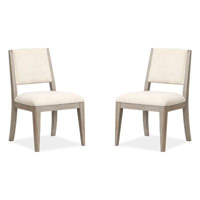 Magnussen Home Braelyn Dorian Grey Upholstered Side Chair Set of 2
