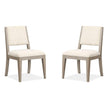 Magnussen Home Braelyn Dorian Grey Upholstered Side Chair Set of 2