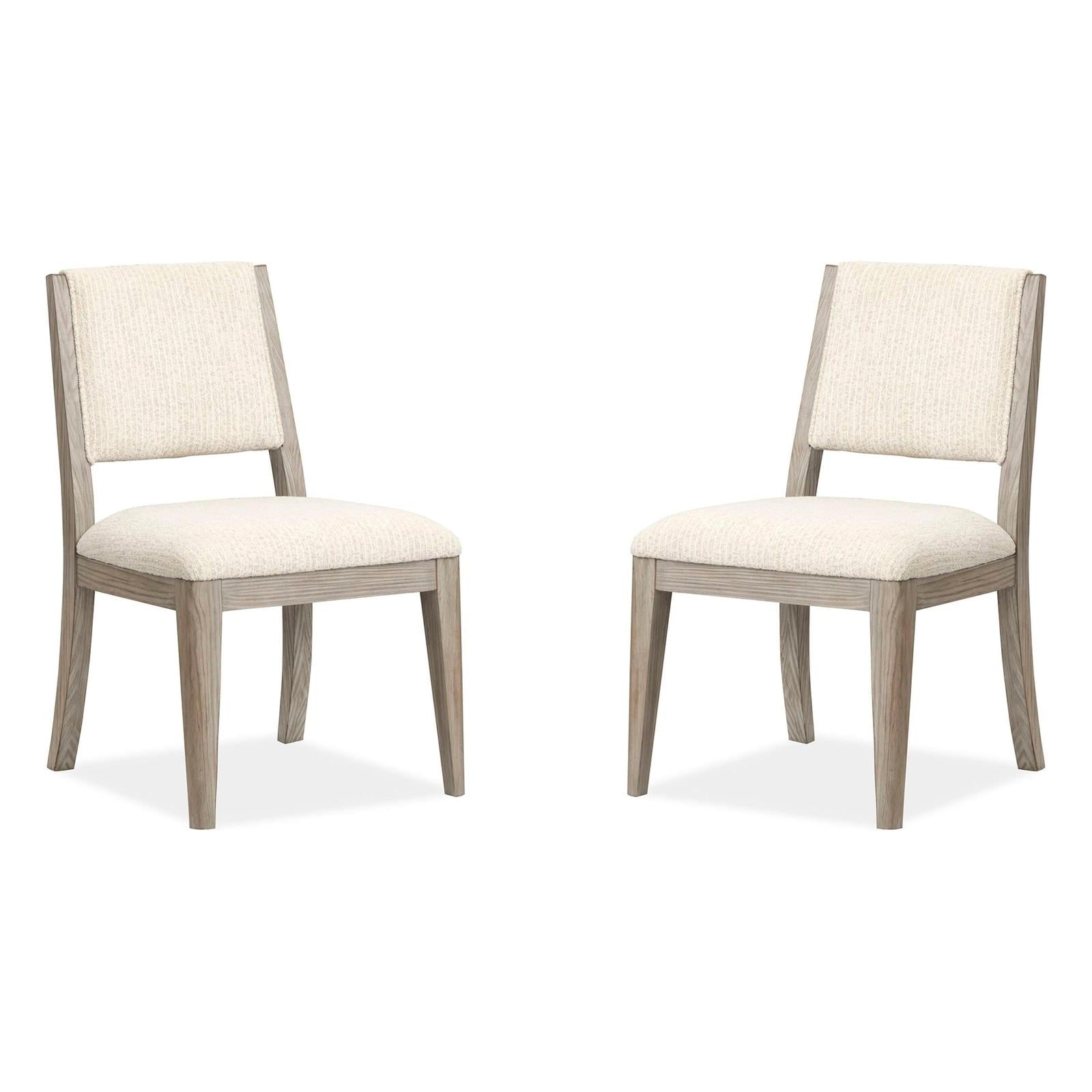 Magnussen Home Braelyn Dorian Grey Upholstered Side Chair Set of 2