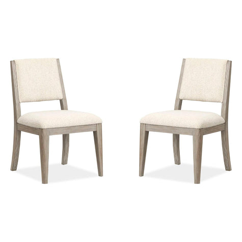 Magnussen Home Braelyn Dorian Grey Upholstered Side Chair Set of 2