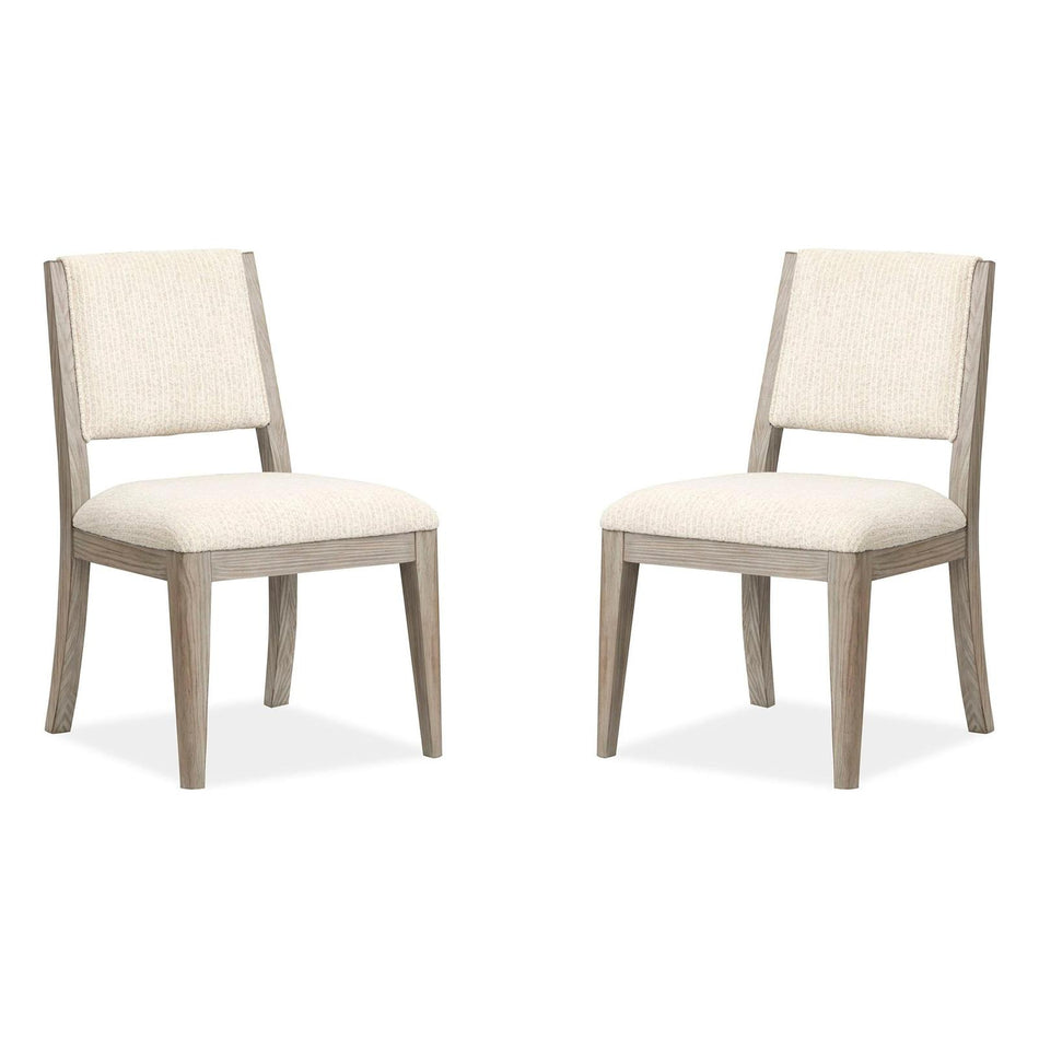 Magnussen Home Braelyn Dorian Grey Upholstered Side Chair Set of 2