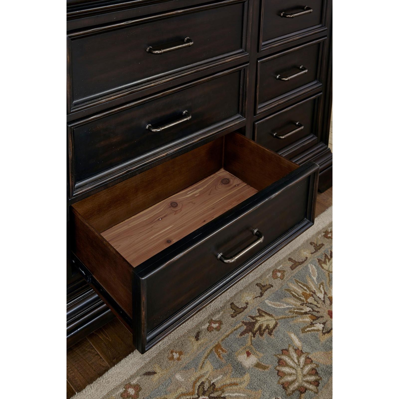 Pulaski Furniture Caldwell Smoked Molasses 11 Drawer Dresser