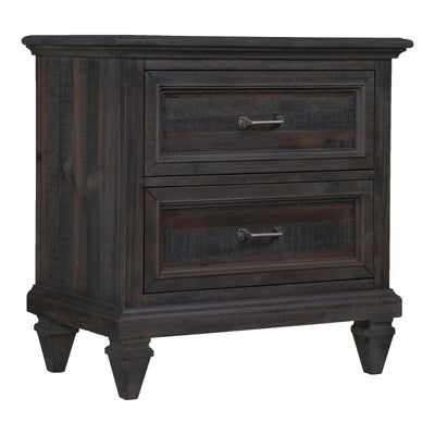 Magnussen Home Calistoga Weathered Charcoal Drawer Nightstand