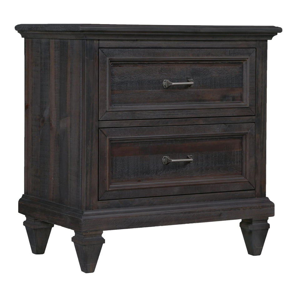 Magnussen Home Calistoga Weathered Charcoal Drawer Nightstand