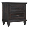 Magnussen Home Calistoga Weathered Charcoal Drawer Nightstand