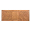 Magnussen Home Woodward Dark Clove Trestle Extendable Dining Table