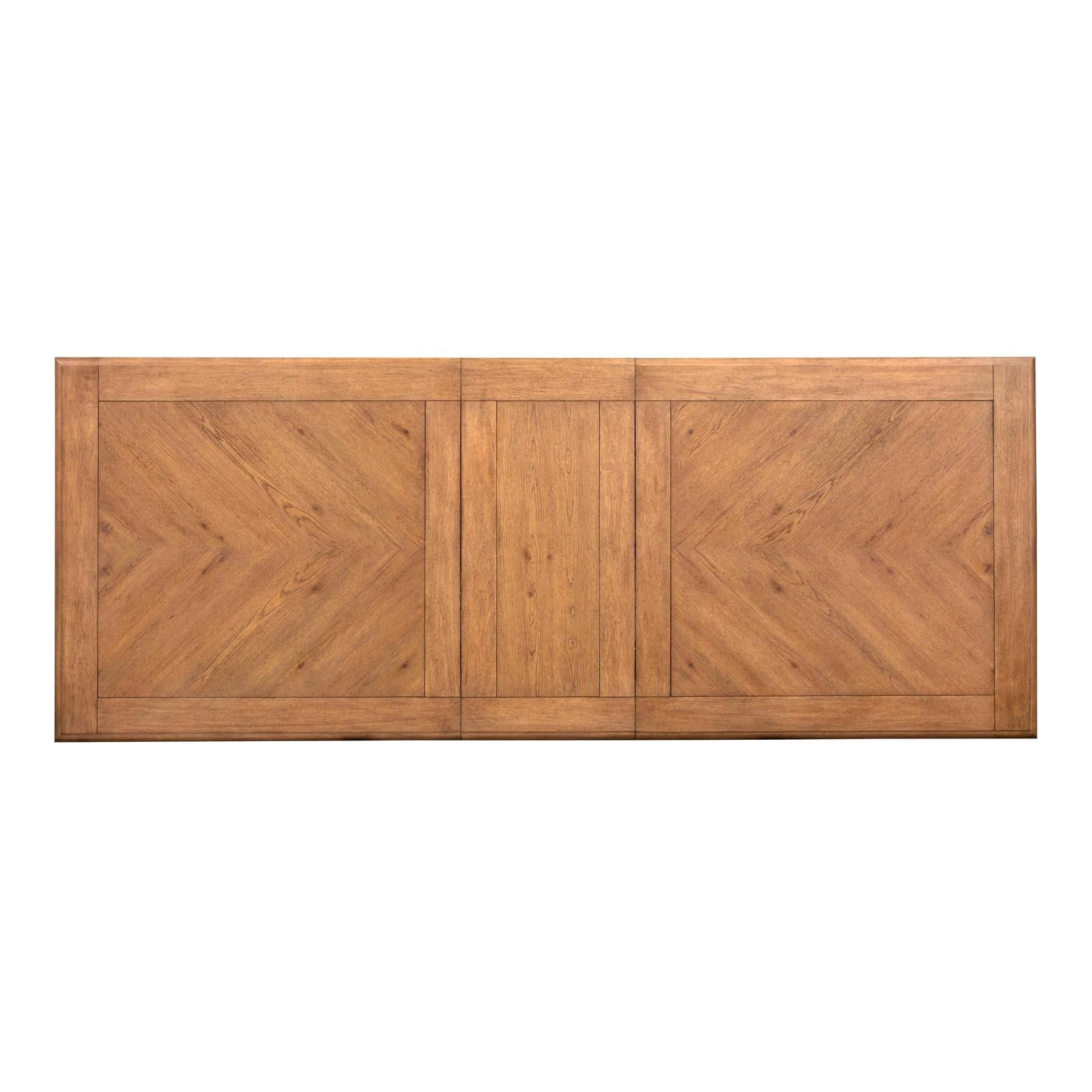 Magnussen Home Woodward Dark Clove Trestle Extendable Dining Table