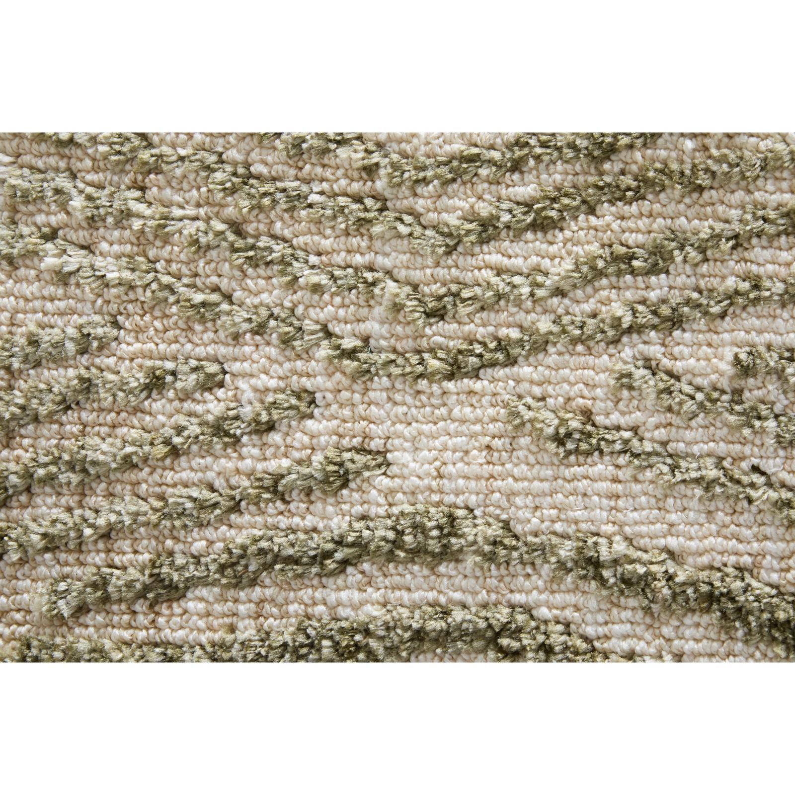 Feizy Colton 8A53F Modern Abstract Rug in Green/Tan