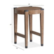 Magnussen Home Kaysen Wallaby And Matte Black End Table