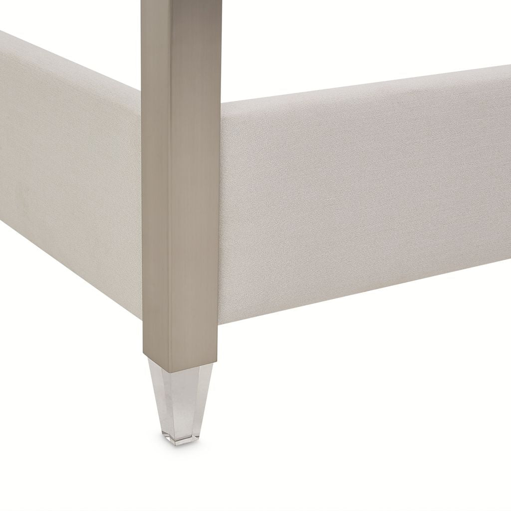 Michael Amini Penthouse Bed - Ash Gray
