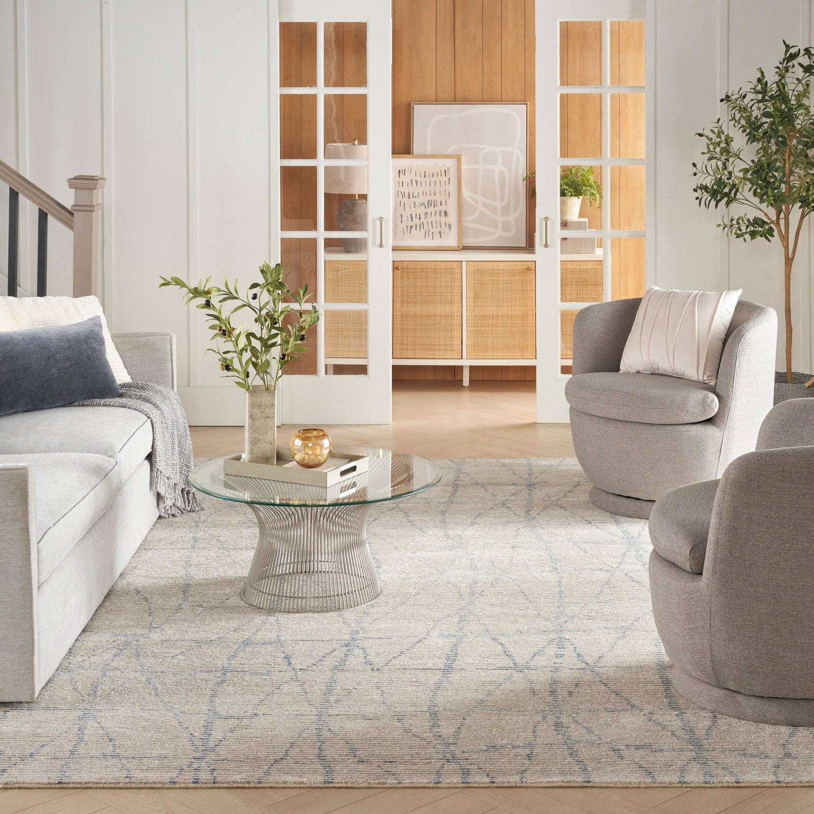 Nourison Ellora ELL02 Scandinavian Indoor Rug